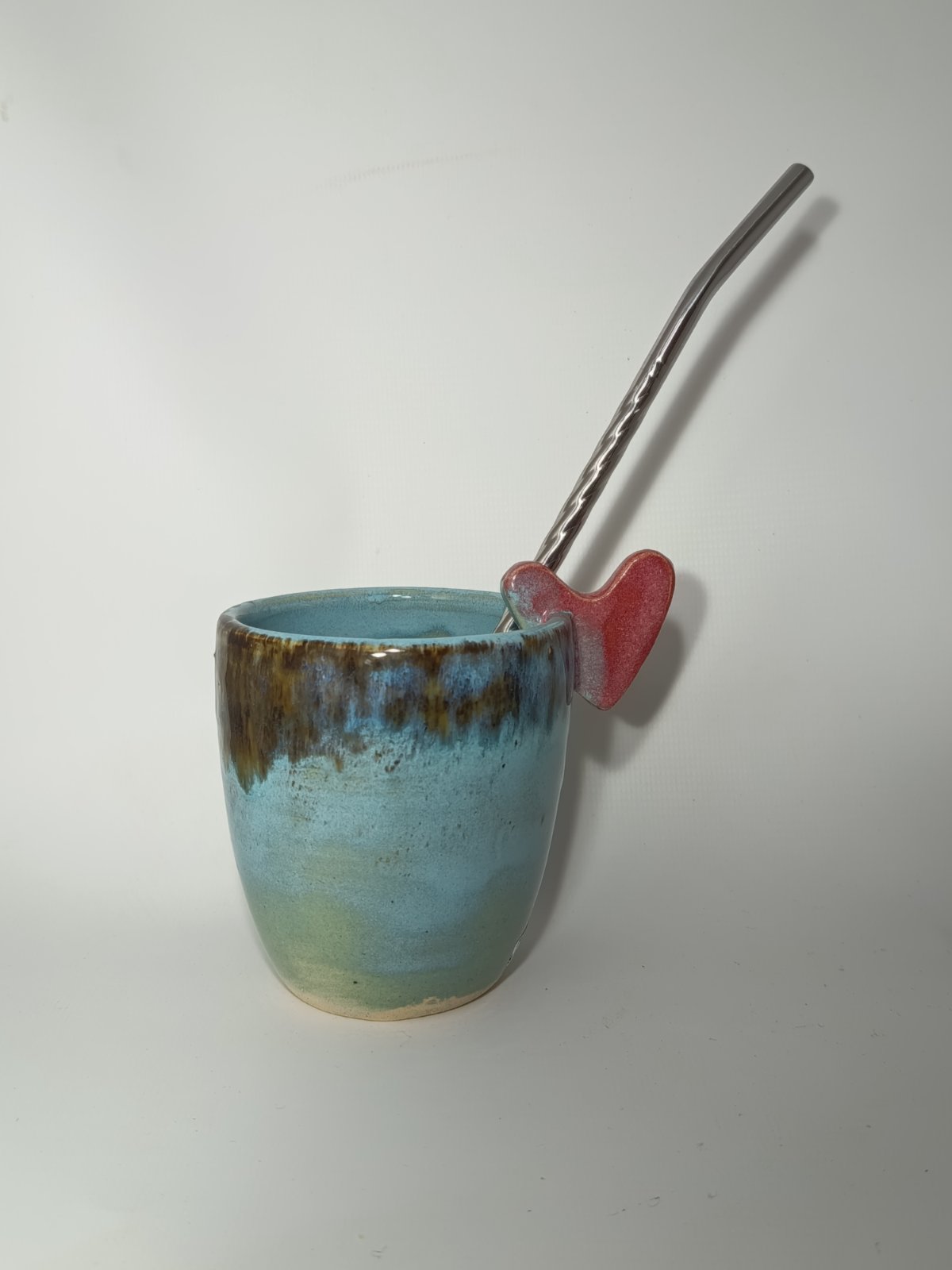 Vaso corazón multiuso