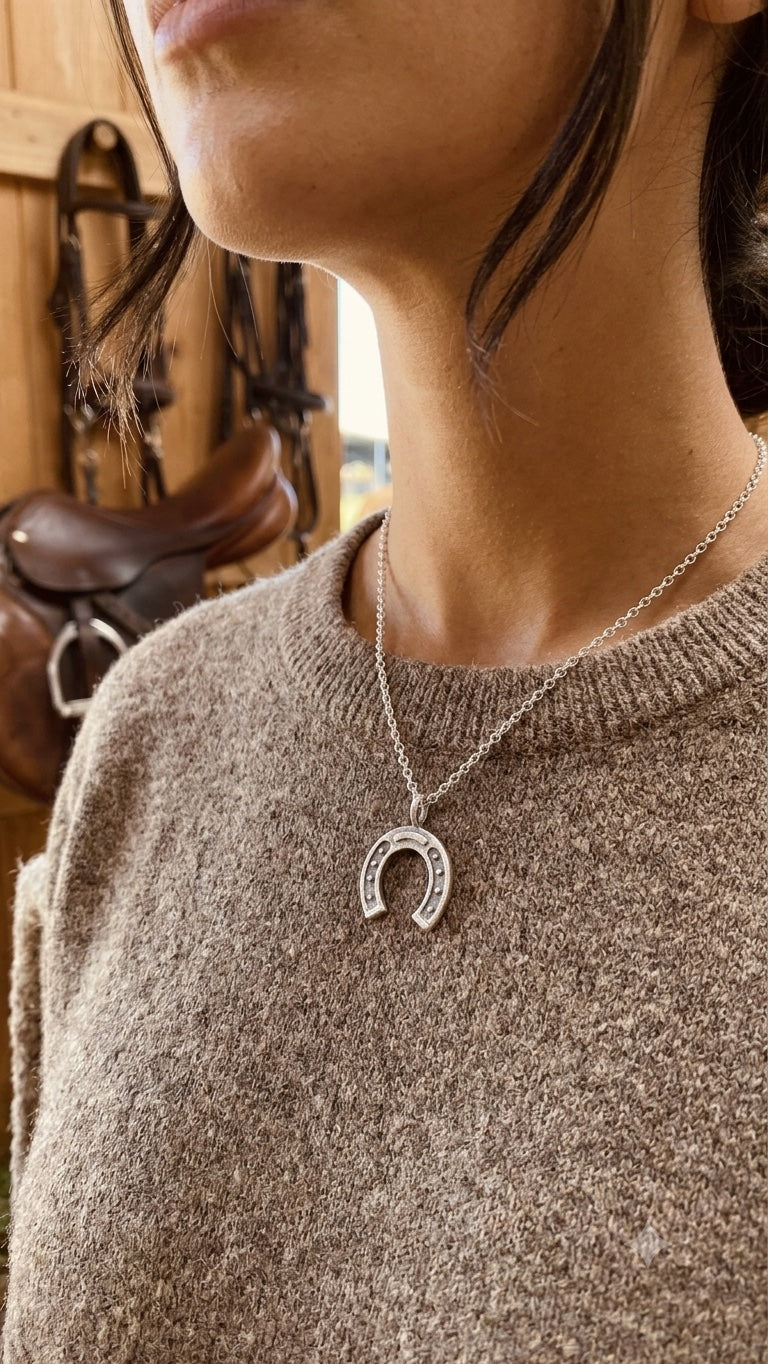 Collar Herradura de plata 980