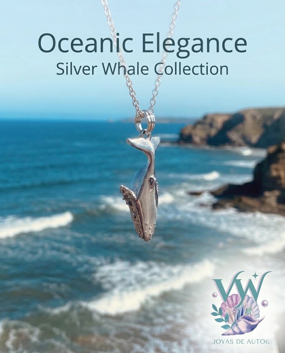 Collar "Elegancia Oceánica" - Ballena Jorobada de